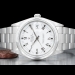 Rolex Date 34 Bianco Oyster White Milk Roman Dial 15200